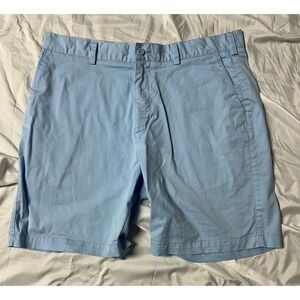 Fish Hippie Drift Shorts Mens 35 Light Blue Cotton Blend Casual Coastal Summer